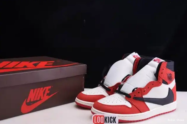 Bmlin Shoes SCOTT 1 RETRO JORDAN TRAVIS CD4487 X 100(RED) HIGH AIR - OG 0514